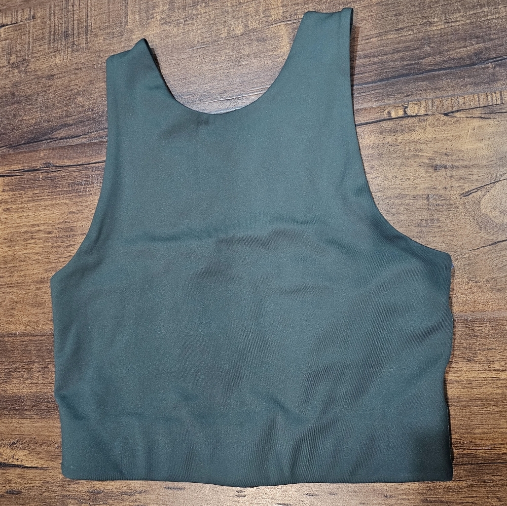 Girlfriend Collective Dark Green Tank Top